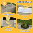 thumbnail image 4 of Outsunny Kids Sandbox with Liner, Kitchen Design for Garden, Backyard, 4 of 10