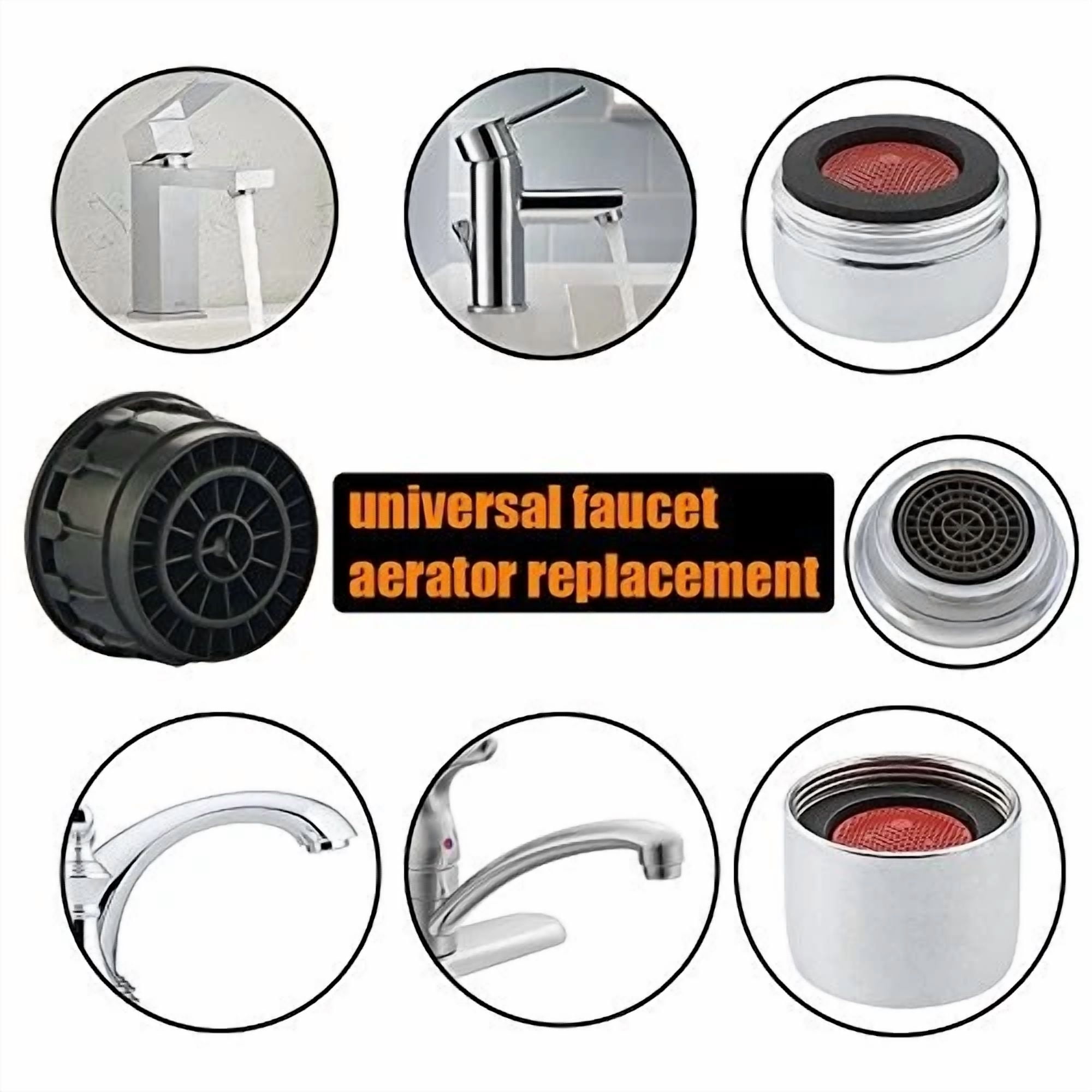 CIRCLE- Jqk Faucet Areator, 2.2 Gpm Flow Retrictor Insert Faucet Aerators Replacement