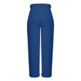 thumbnail image 3 of Sngxgn Womens Wide Leg Pants High Waisted Joggers Loose Lounge Pants(Blue,L), 3 of 4