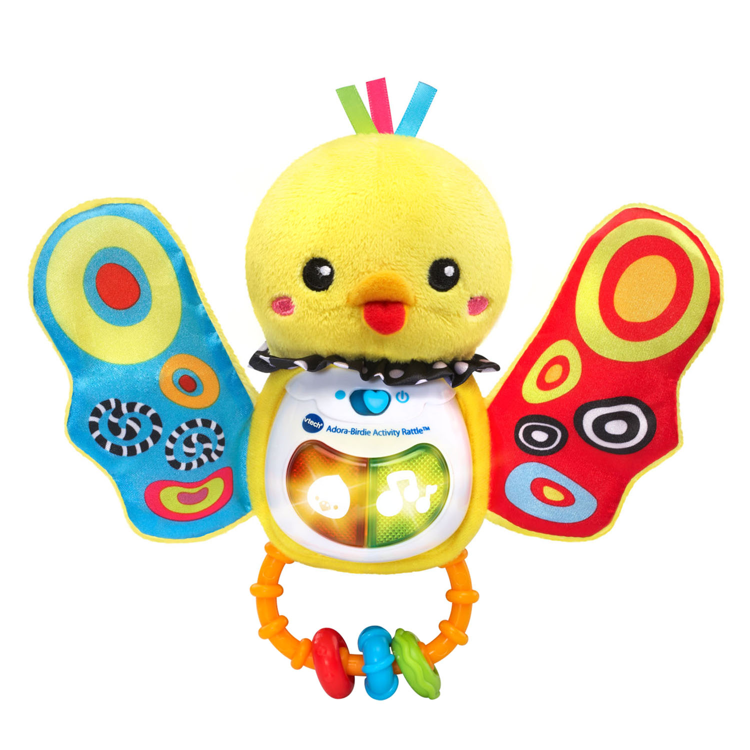 VTech Adorabirdie Activity Rattle, Baby Rattle with Lights and Music