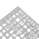 thumbnail image 3 of Dibujo hueco s pntils de pintura del dibujo del Acero inoxidable Macarena Tipo3 Stencil Ruler Kids, 3 of 8