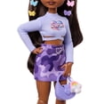 thumbnail image 4 of Barbie Dream Besties Weekend Getaway Brooklyn Fashion Doll with 7 Travel Themed Accessories, 4 of 7
