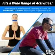 Bas Rutten O2 Inspiratory Muscle Training Device for Improving Diaphragmatic Breathing - Portable Lung Muscle and Respiratory Power Training Device - High Altitude Breathing Trainer - Green