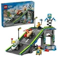 thumbnail image 1 of LEGO City No Limits: Race Car Ramp Track Toy - Building Toy for Kids, Boys and Girls, Ages 6+ - Soap Box Car Ramp for Racing with 2 Cars, 4 Minifigures, and Buildable Ramp - Gift Idea - 60460, 1 of 6