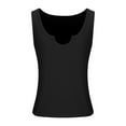 thumbnail image 6 of Timegard Tank Top for Women Ribbed Notched V Neck Sleeveless Comfy Going out Top Solid Color Basic Tee, 6 of 7