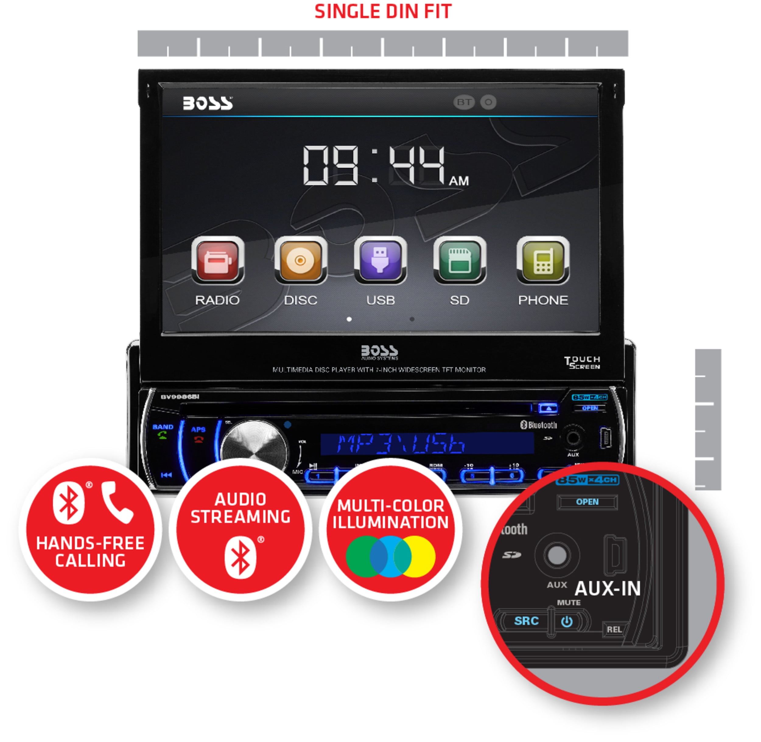 Boss audio 2024 systems bv9986bi
