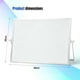 thumbnail image 2 of Comix Magnetic Desktop Whiteboard 16"x12" with 360° Adjustable Stand, Double Sided Dry Erase Easel Board Kit with 8 Markers, 4 Magnets, 1 Eraser, School Office Home Use, 2 of 7