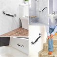 thumbnail image 5 of Pieces Bathtub Handle, 33 cm Non-Slip Bathroom Grab Bar, Wall-Mounted Stainless Steel Grab Bar Shower Handle for Elderly/Disabled/Children/Pregnant, 5 of 5