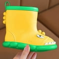 thumbnail image 4 of LYHaoo Girls Boots For School And Outdoor Play Comfortable Hooded Round Toe Toddler Footwear All Season Durable Soft Sole Sizes 9 Yellow(Little Kid), 4 of 6