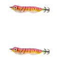 thumbnail image 3 of Advancent Jigs de calamar, camarones de madera brillante con anzuelos, señuelo de pesca impermeable, acero de alto carbono, cebo resistente al Rojo 2Conjunto, 3 of 6