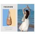 thumbnail image 5 of Nestbag Sac Seau Tissé Fait à la Main - Pochette Bohème d'Été pour Femme à Cordon, Marron, de Plage, et Sac Rétro à Poignée Supérieure, 5 of 5