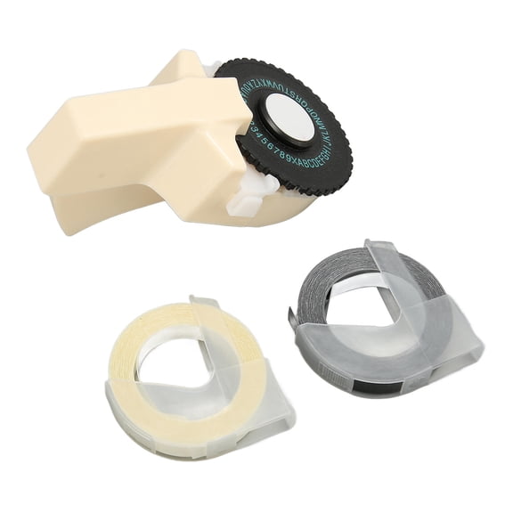 YAHHU Portable Embossing Label Maker – 26‑Letter Inkless Design, Ergonomic, Battery‑Free, Ideal for Kitchen, Office & DIY Crafts