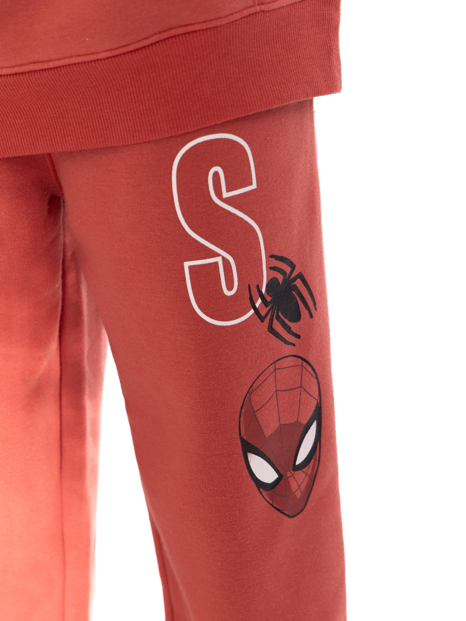 Spider-Man Boy's Graphic Hoodie with Matching Jogger Pant, 2 Piece Set, Sizes 4-16