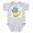 Heather Gray, variant on CafePress - Ukraine Body Suit - Cute Infant Bodysuit Baby Romper - Size Newborn - 24 Months