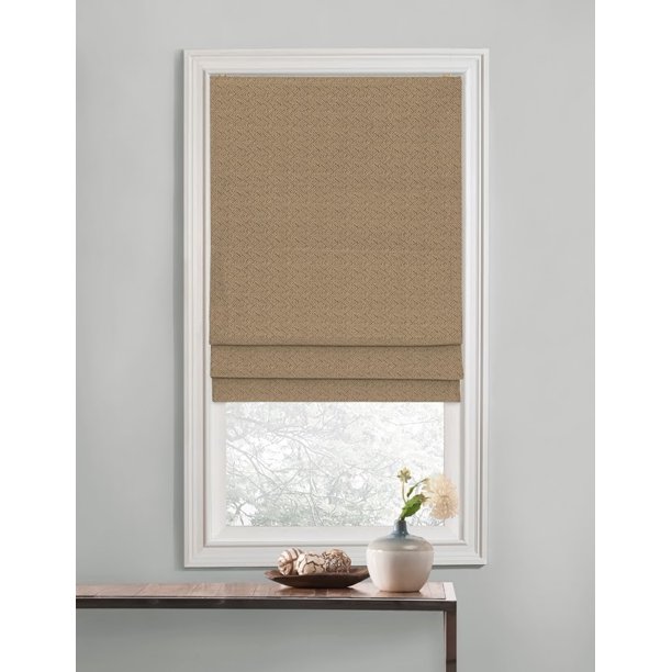 Linen Premium Room Darkening Cordless Roman Shades 32 in. W x 63 in. L