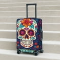 thumbnail image 6 of Gukieu Dead Day Party Print Suitcase Protective Cover, Elastic Zipper Buckle Suitcase Protective Cover, Suitable for Travel, Business Trip-Large, 6 of 7