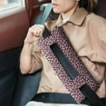 thumbnail image 2 of Fashion Leopard Spots Mastectomy Pillow - Shock-Absorbing Seatbelt Cushion for Heart Surgery & Chemo Port Patients | Soft Fabric & Pain Relief, 2 of 7