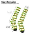 thumbnail image 5 of Haiem Watercolor St Patrick Day Socks, Funny Novelty Crazy Design Cotton Socks Sports Socks Knee High Socks For Men, Women,1Pairs - Gift For Working Friends, 5 of 9