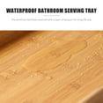 thumbnail image 2 of Graflsoa Elegant Bamboo Bathtub Tray with Double Handles for Versatile Home Use, 2 of 6