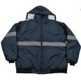 thumbnail image 1 of Veste Bomber Matelassée Bleu Marine, 4X, 1 of 1