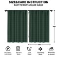 thumbnail image 2 of Green Navy Checkerboard Green Pattern Kids Curtains,Childrens Insulated Curtains Set Of 2,Bedroom Essentials,Teen Room Decor 42"X63", 2 of 5