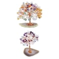 thumbnail image 1 of Árbol de dinero de cristal Hugo Decoración Feng Shui 2 Piezas, 1 of 10