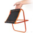 thumbnail image 4 of silla plegable portátil asiento silla al aire libre taburete pesca camping naranja SM SunniMix Camping plegable silla, 4 of 8