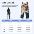 thumbnail image 4 of Picia American Bald Eagle A Mens Soft Woven Cotton Elastic Waistband Sleep Pajama Pant Lounge Sleep Pant With Pockets And Drawstring-Medium, 4 of 9