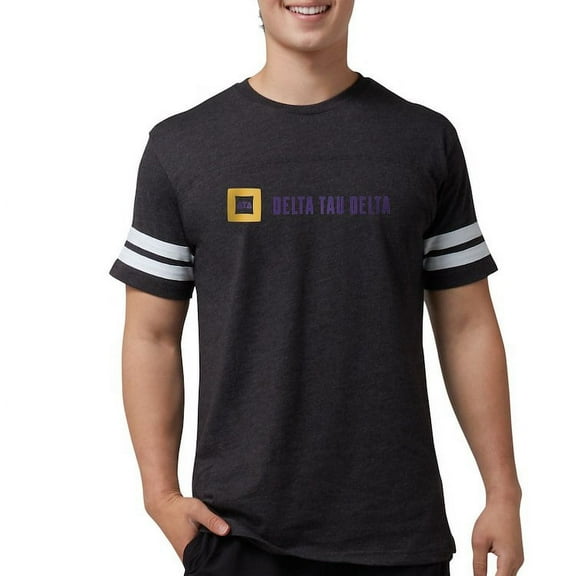 CafePress - Delta Tau Delta Full Color Signature T Shirt - Mens Football Shirt