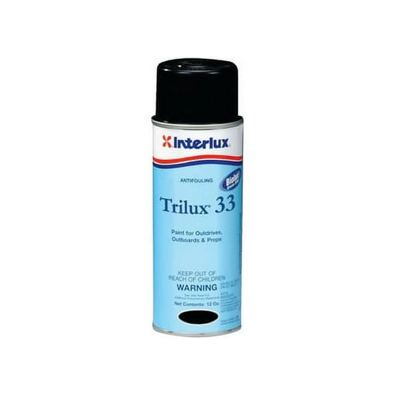 Interlux Trilux 33 Lower Unit Aerosol Spray Can Antifouling Bottom Paint White
