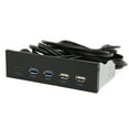 thumbnail image 4 of Tableau de Bord Multimédia, Plug And Play 5.25 Pouces Métal Durable PC Tableau de Bord Multifonction pour Châssis 2U3+2U2+TC, 4 of 8