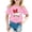 Z-Pink114, variant on Infant Girls T Shirt Baseball Graphic Loose Short Sleeved Tshirt Fashion Durable Athletic Clothes Blue