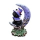 thumbnail image 3 of Estatua de gato y luna, adorno de escritorio, figura decorativa para fiestas. Izquierda, 3 of 9