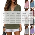 thumbnail image 3 of Oiangi Women's Half Zip Long Sleeve Shirts Crewneck Fashion Streetwear Pullover Tops for Fall Winter Purple L, 3 of 8