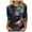 Multicolor#1, variant on DDAPJ pyju Womens Mardi Gras 3/4 Sleeve Tops Fashion Mask Graphic Tees Dressy Casual Round Neck Tunic Blouse New Orleans Carnival Party Tee Shirts Multicolor XXXL