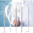 thumbnail image 5 of Dentist Kit - 5 Piece Stainless Steel Professional Dentist Tool Set Cleaning Kit for Adults, Children Oral Hygiene Use, 5 of 5