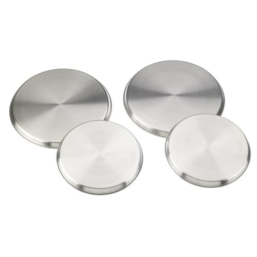 Mainstays Stainless Steel Stove Burner Covers, 4 Piece Set Walmart
