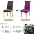 thumbnail image 5 of SEARCHI 2 Pack  Removable Washable  Dining Chair  Cover Seat Slipcover , Dining ,,, 5 of 7