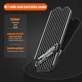 thumbnail image 1 of M.2 Solid State Hard Disk Heatsink Heat Radiator for PCIE 2280 SSD (Grey), 1 of 7
