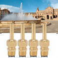Direct Jet Copper Water Fountain Nozzle, Fountain Parts Heads G1/2