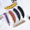 thumbnail image 3 of 6 pinzas grandes tipo banana para cabello grueso, pinzas antideslizantes para coletas para mujeres y niñas., 3 of 5