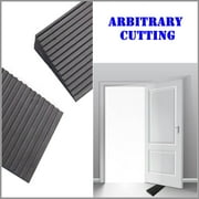 INTBUYING Non-Slip Rubber Threshold Ramp for Doorways Driveways 5.9 x 35.4 x 0.8