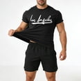 thumbnail image 4 of Leey-World Men's Cotton T-Shirts Oversized Shirt Short Sleeves Streetwear Loose Fit Summer Tee Tops Washed Basic Unisex Shirts Mens Tshirts(Black,M), 4 of 8