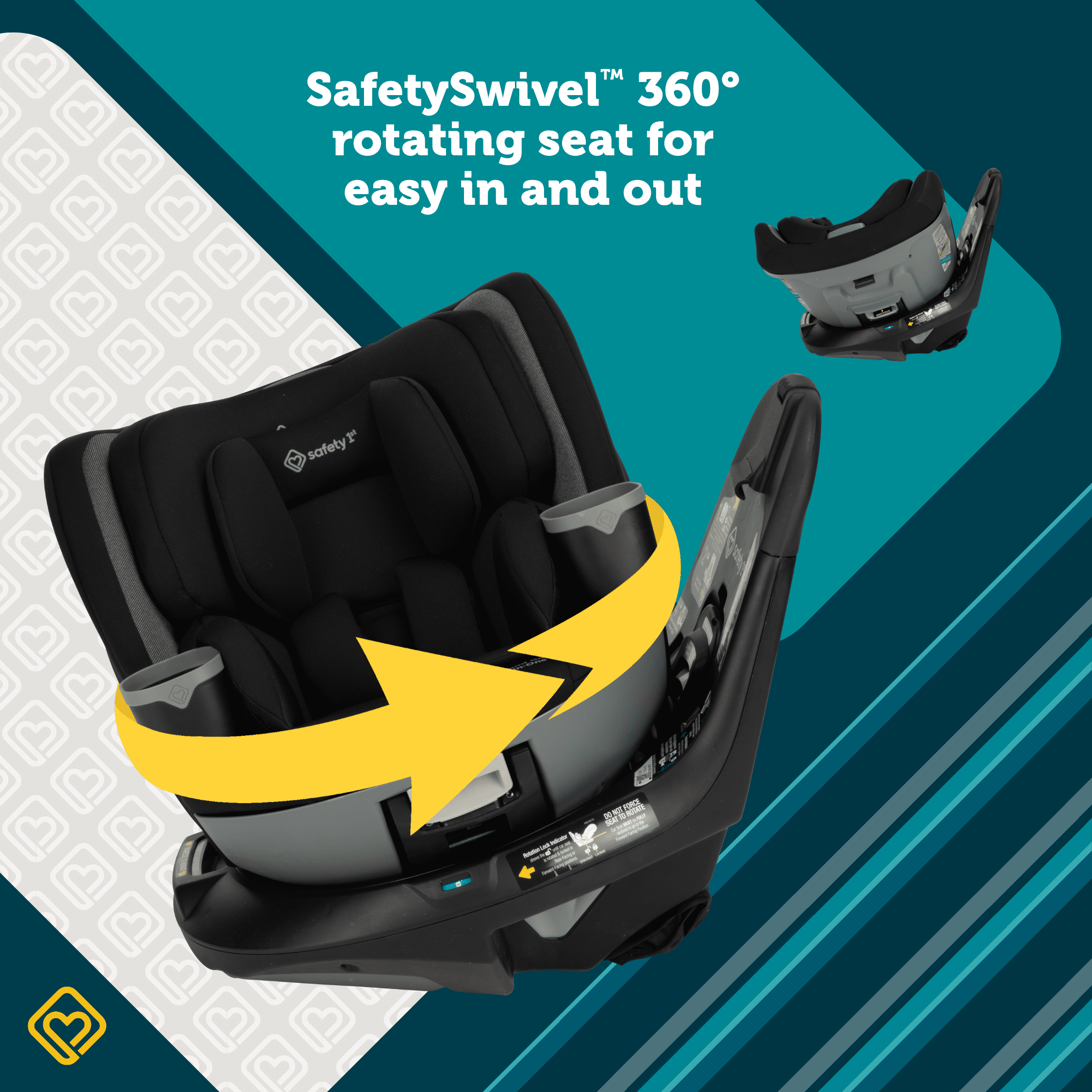 Safety 1st Turn and Go 360° Rotating All-in-One Convertible Car Seat
