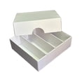 thumbnail image 3 of Caja de Almacenamiento de Tarjetas Coleccionables Colección de Almacenamiento de Escritorio Compacta Resistente, Ahorra Espacio Caja Blanca de 4 Filas, 3 of 9