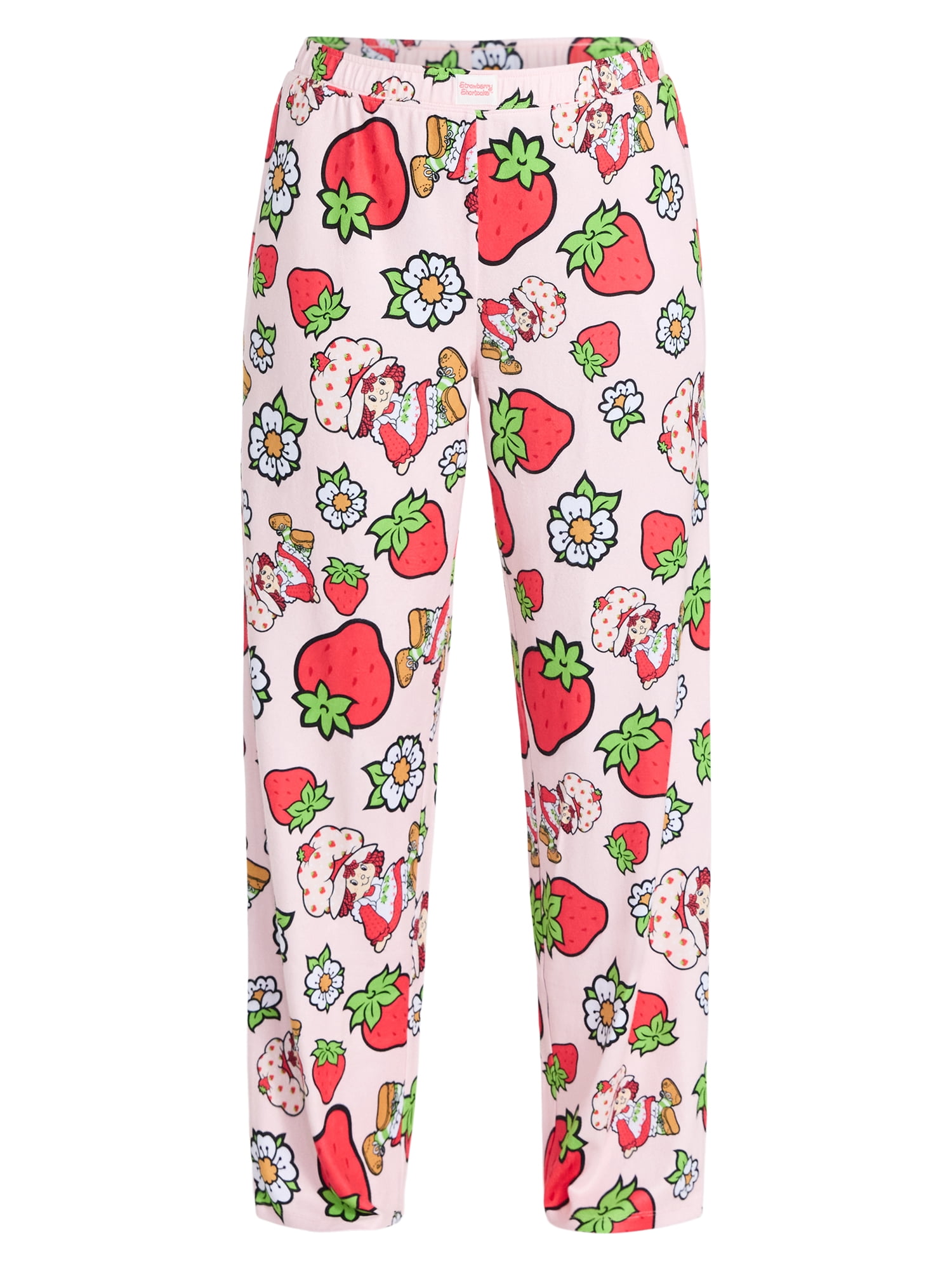 Strawberry Shortcake Women's and Women's Plus Sleep Pants with Pockets, 32" Inseam, Sizes XS-3X