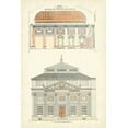 thumbnail image 2 of Vision Studio 17x24 White Modern Wood Framed Museum Art Print Titled - Architects Plan I, 2 of 4