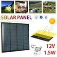 thumbnail image 3 of 1 * 12V Mini Panneau Solaire Petit Téléphone Cellulaire Module-Fil Chargeur, 3 of 8