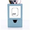 thumbnail image 1 of Keyboard Symbol Ctrl Art Deco Fashion Desk Supplies Organizer Pen Holder Card, 1 of 3