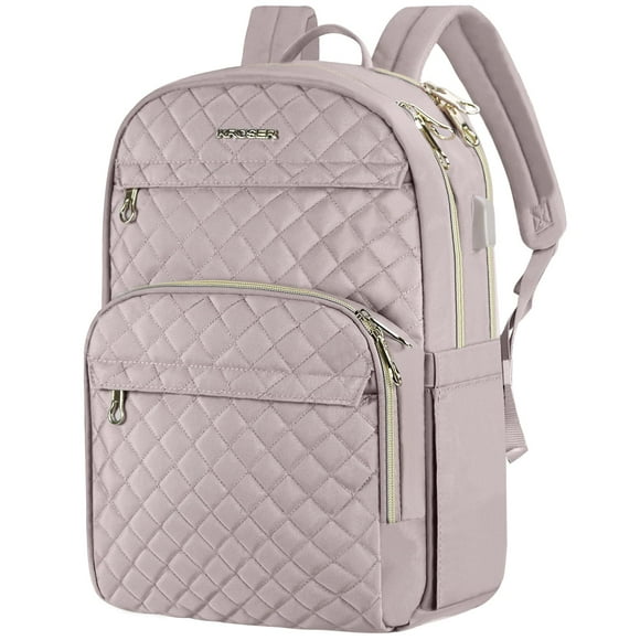 Mochila para portátil KROSER para mujer de 15.6 pulgadas con puerto de carga USB